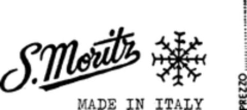 S. moritz MADE IN ITALY PREZZO ... Logo (WIPO, 03/01/1978)