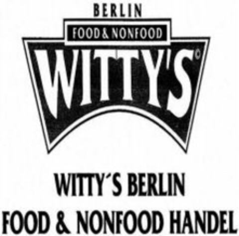 WITTY'S FOOD & NONFOOD BERLIN Logo (WIPO, 01/28/2009)