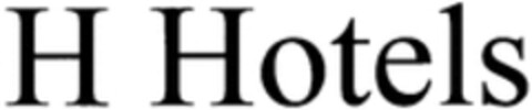 H HOTELS Logo (WIPO, 23.09.2014)