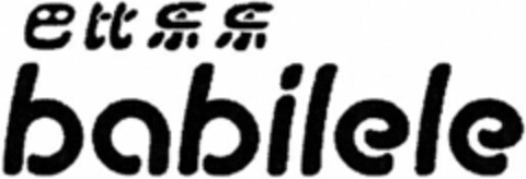 babilele Logo (WIPO, 12/20/2016)