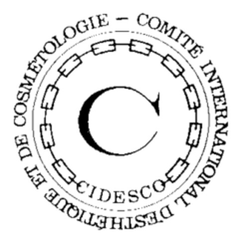 C CIDESCO COMITE INTERNATIONAL D'ESTHÉTIQUE ET DE COSMÉTOLOGIE Logo (WIPO, 13.01.1994)