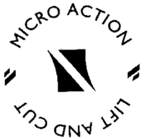 MICRO ACTION LIFT AND CUT Logo (WIPO, 12/23/1994)