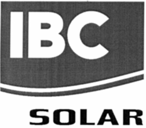 IBC SOLAR Logo (WIPO, 04/25/2008)