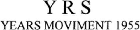 YRS YEARS MOVIMENT 1955 Logo (WIPO, 05/12/2011)