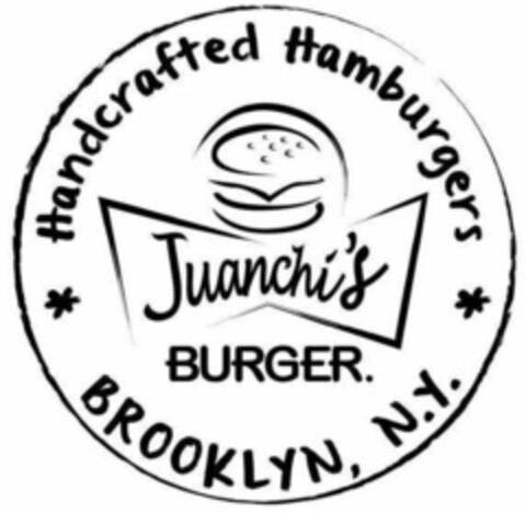 Juanchi's BURGER. Handcrafted Hamburgers BROOKLYN, N.Y. Logo (WIPO, 07.11.2018)