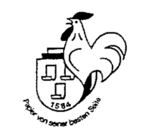 Papier von seiner besten Seite 1584 Logo (WIPO, 11.01.1991)