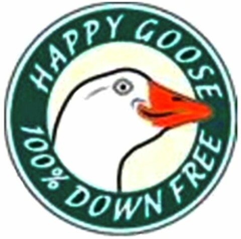 HAPPY GOOSE 100% DOWN FREE Logo (WIPO, 03/21/2014)