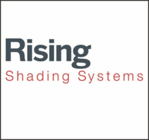 Rising Shading Systems Logo (WIPO, 09/10/2015)