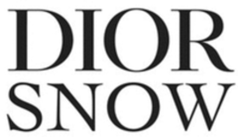 DIOR SNOW Logo (WIPO, 30.06.2022)