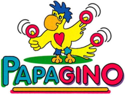 PAPAGINO Logo (WIPO, 12/23/1993)