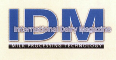 IDM International Dairy Magazine Logo (WIPO, 04/21/2009)