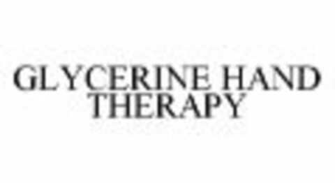 GLYCERINE HAND THERAPY Logo (WIPO, 07/12/2011)