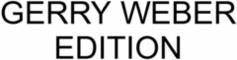 GERRY WEBER EDITION Logo (WIPO, 17.05.2016)