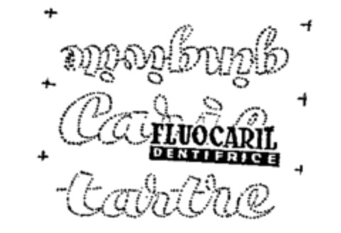 FLUOCARIL DENTIFRICE gingivite carie tartre Logo (WIPO, 20.07.1949)