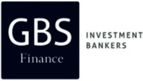GBS Finance INVESTMENT BANKERS Logo (WIPO, 08/01/2018)