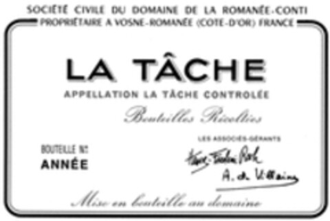 LA TÂCHE Logo (WIPO, 01/14/2019)