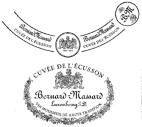 BM CUVÉE DE L'ÉCUSSON Bernard-Massard Luxembourg G.D. Logo (WIPO, 17.10.1977)