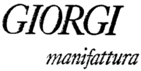 GIORGI manifattura Logo (WIPO, 09.06.2004)