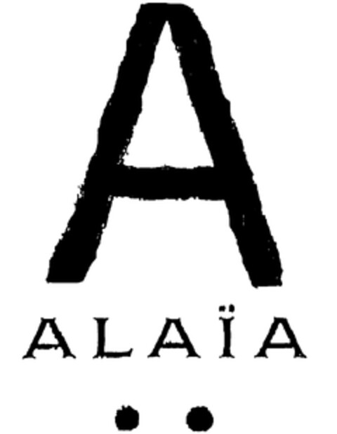 A ALAÏA Logo (WIPO, 19.01.2007)