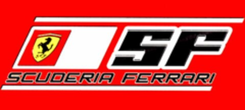 SF SCUDERIA FERRARI Logo (WIPO, 07/02/2007)