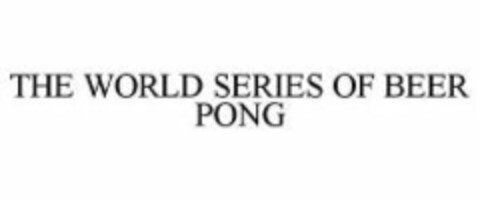 THE WORLD SERIES OF BEER PONG Logo (WIPO, 22.09.2010)