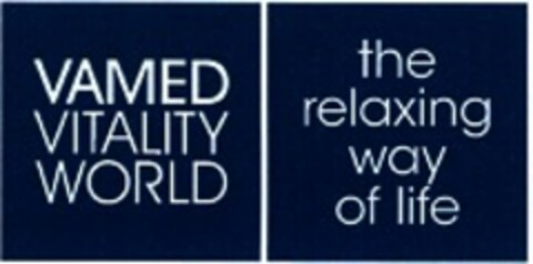 VAMED VITALITY WORLD the relaxing way of life Logo (WIPO, 10.02.2017)