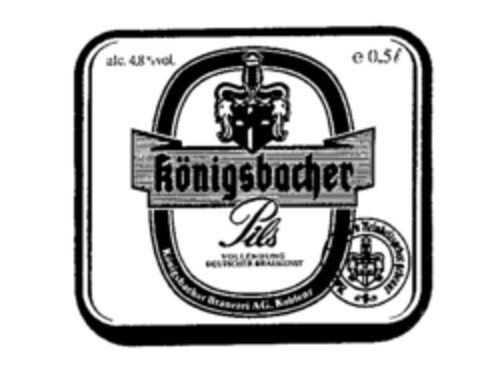 königsbacher Pils Logo (WIPO, 11.09.1990)