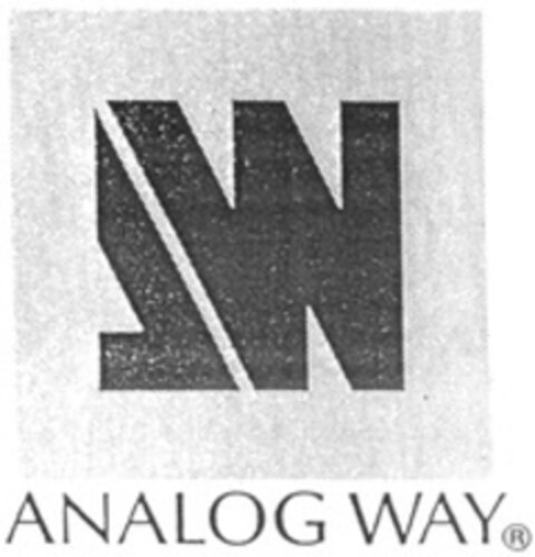 AW ANALOG WAY Logo (WIPO, 15.09.1998)