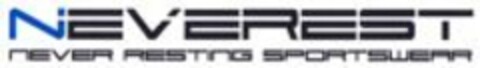 NEVEREST NEVER RESTING SPORTSWEAR Logo (WIPO, 09.02.2009)