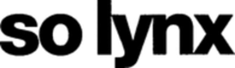 so lynx Logo (WIPO, 03.04.2009)