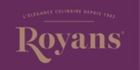 Royans L'élégance culinaire depuis 1962 Logo (WIPO, 29.05.2020)