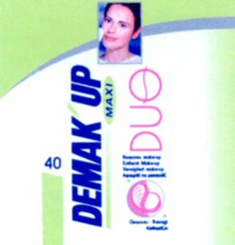 DEMAK' UP MAXI DUO Logo (WIPO, 12/11/2000)