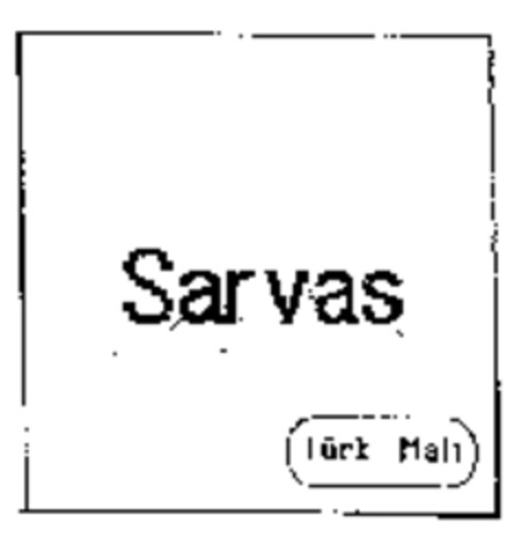 Sarvas Türk Mali Logo (WIPO, 27.09.2005)