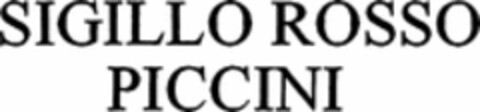 SIGILLO ROSSO PICCINI Logo (WIPO, 16.01.2009)