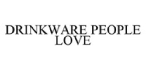 DRINKWARE PEOPLE LOVE Logo (WIPO, 30.09.2014)