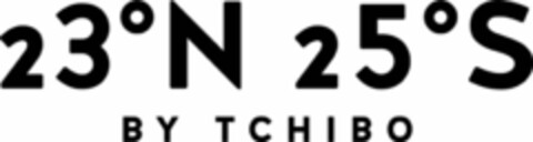 23°N 25°S BY TCHIBO Logo (WIPO, 01/10/2018)