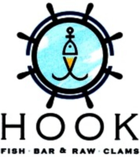 HOOK FISH BAR & RAW CLAMS Logo (WIPO, 18.07.2018)