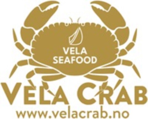 VELA SEAFOOD VELA CRAB www.velacrab.no Logo (WIPO, 23.08.2022)