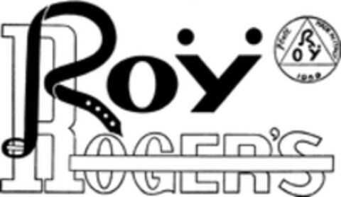 ROY ROGER'S Logo (WIPO, 20.05.1960)