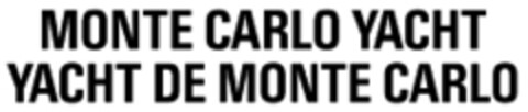 MONTE CARLO YACHT YACHT DE MONTE CARLO Logo (WIPO, 11.01.1971)