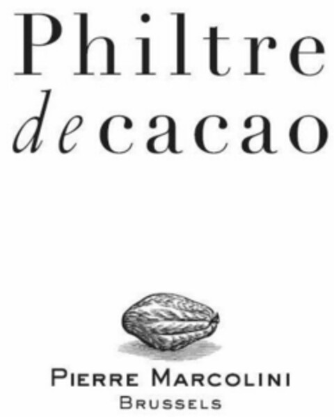 Philtre de cacao PIERRE MARCOLINI BRUSSELS Logo (WIPO, 01.07.2010)