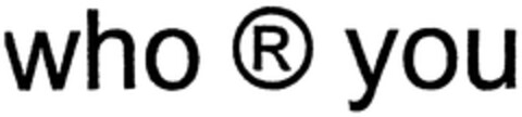 who R you Logo (WIPO, 29.08.2008)
