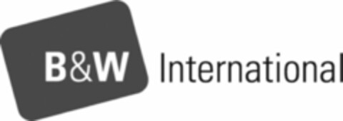 B&W International Logo (WIPO, 12.10.2009)