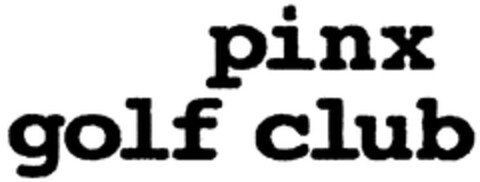 pinx golf club Logo (WIPO, 12.01.2010)