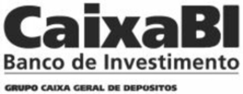 CaixaBI Banco de Investimento GRUPO CAIXA GERAL DE DEPOSITOS Logo (WIPO, 06/16/2010)