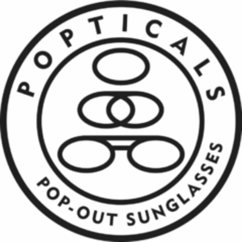 POPTICALS POP-OUT SUNGLASSES Logo (WIPO, 05/01/2013)