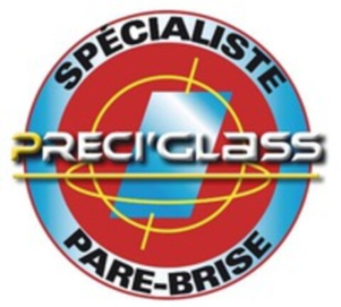 PRECI'GLASS SPÉCIALISTE PARE-BRISE Logo (WIPO, 06/25/2014)