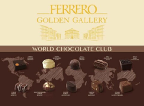 FERRERO GOLDEN GALLERY WORLD CHOCOLATE CLUB Logo (WIPO, 19.06.2017)