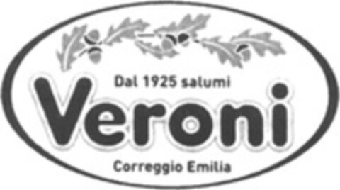 Veroni Dal 1925 salumi Correggio Emilia Logo (WIPO, 06/09/2009)