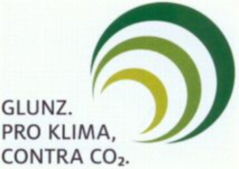 GLUNZ. PRO KLIMA CONTRA CO2. Logo (WIPO, 08.10.2009)